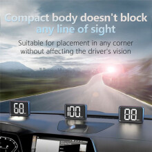 GPS HUD Velocímetro Digital Eletrônico para Carro e Motocicleta HD LED Acessórios MPH