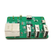 1PCS USB to Ethernet HUB Hub for Raspberry Pi Zero Network HUB Expansion Board