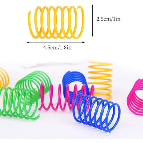 Cat Spring Toys for Swatting and Active Play 80 Pack 1