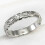YUEHAO Flower Ring 925 Sterling Silver Wedding Band 2