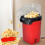Machine à pop-corn électrique rouge 1200 W 10  11,5  26 cm 4