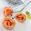 Rosa artificial em formato de coração, vermelha, 45 cm (18 polegadas), 1 peça. 4