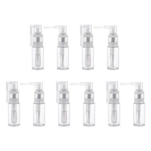 10 Pcs Glitter Duster Sprayer Transparent  Glitter Spray-Bottle Empty Multi-Purpose Empty Plastic Spray-Bottle 50ml