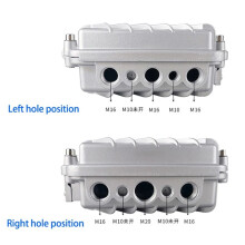 Long Range Wireless AP Bridge Amplifier IP66 Waterproof Box Cast Aluminum Metal Housing for Communication Base Station