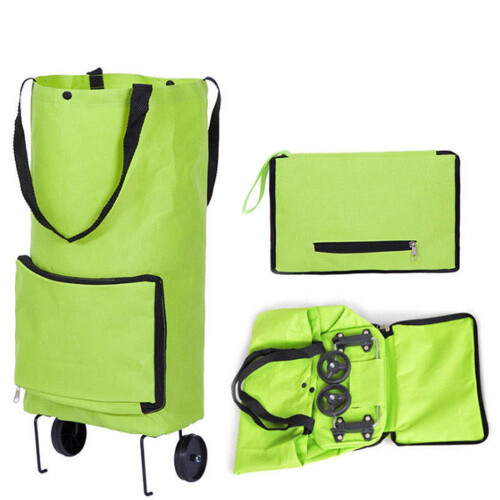 Grocery Cart on Wheels Foldable 28x18x47cm