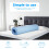 Surmatelas en mousse à mémoire de forme infusée de gel, format Queen, 5 cm 4