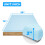Surmatelas en mousse à mémoire de forme infusée de gel, format Queen, 5 cm 7