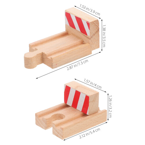 Train Track Wooden Railway Set 2 Pieces 1