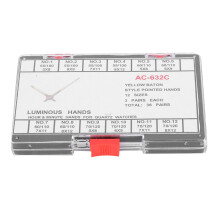 Easy To Use Transparent Storage Box Watch Split Pin Stainless Steel Material Watchband Link Cotter Spring Bar Strap Durable Watch Accessories