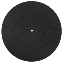 Alfombrilla de Silicona para Tocadiscos de 295 mm, Alfombrilla Antivibración, Alfombrilla Deslizante para Discos de Vinilo LP, Accesorio de Repuesto