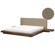 Waterbed Boucle ZEN 180 x 200 cm (EU Super King) Brown Ash Wood