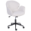 Beliani Desk Chair BELMAR Fabric Off-White 1