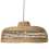 Beliani Pendant Lamp CUVO Wicker Natural 1