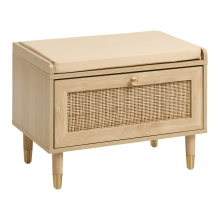 Shoe Bench FORSTER Light Brown