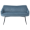 Beliani Dining Bench 2 Seater ARENDAL Fabric Blue 1