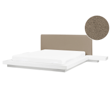 Waterbed Boucle ZEN 160 x 200 cm (EU King Size) White