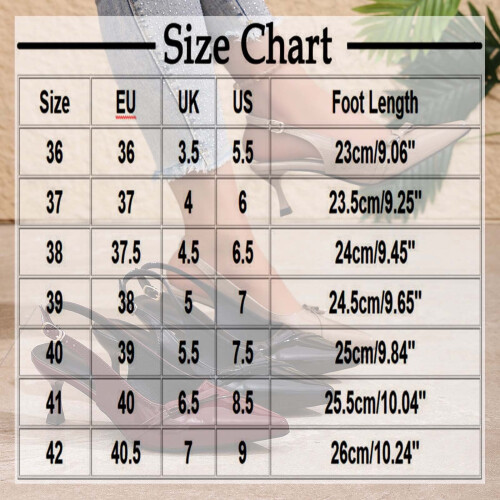 Women's Casual PU Sandals Pointed Toe High Heel Open Back 2