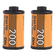 2pcs 200 35mm Film 36 Exposure Roll,Negative Film for LOMO Camera,Compatible with M35 M38 H35 Cameras,Color Print Film