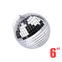 Mirror Glass Ball 6 Inch for DJ Parties and Stage Lighting