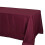 Burgundy polyester rectangle tablecloth 90 x 132 inches 8