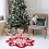 Snowflake Area Rug Washable Geometric Red 523 in 7