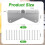 6Pcs Gutter Extension Hinge, Stainless Steel Downspout Extension Hinge ZipHinge Gutter Extension Can Easy Installation 7