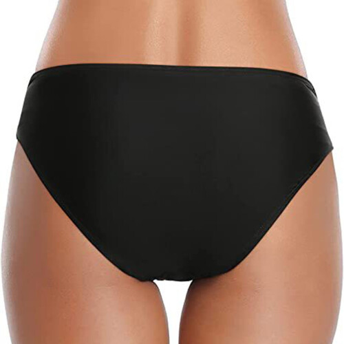 Women's Twist Front Cheeky Bikini Bottoms Ruched 2