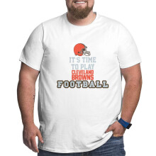 T-Shirt mit Football-Teamlogo für Herren in großen Größen