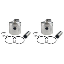 2X 6G1-11631 Piston and Ring STD Kit for Outboard Motor 2T 6HP 8HP 6G1-11631-00-98 6G1-11610-00 50mm Marine Parts
