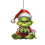 Grinch Christmas Ornament Flat Hanging 8cm Black 1