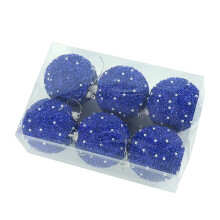 Zeceouar Christmas Tree Ornament Set Blue Shatterproof