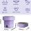 Mini Washing Machine 8L Portable with Sterilization and 4