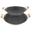 Stainless Steel Griddle and Cast Iron Wok Set 2 pcs 1