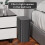 Trash Can Set Black 4 Gal and 2.6 Gal 3-Pack 4