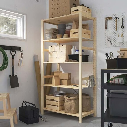 ikea IVAR Pine Shelving Unit 89x50x179cm