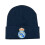 Real Madrid beanie hat black knitted stretch 1