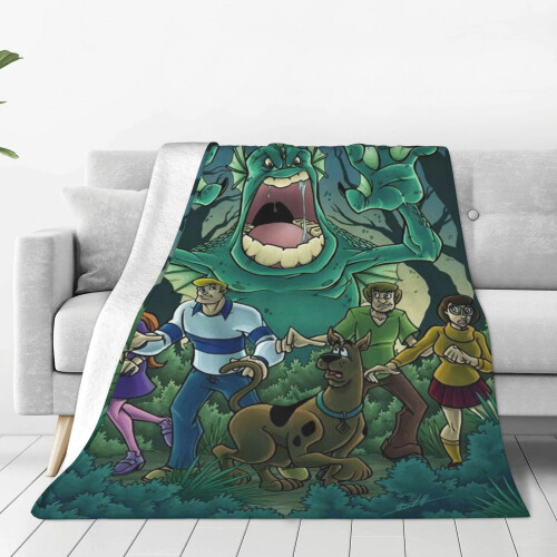 Scooby Doo Plush Throw Blanket 50x60 Inches
