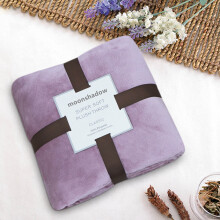 Coral Flannel Nap Blanket Purple Small