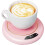 POWKOL pink coffee mug warmer 3 temperature settings 1