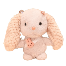 Cartoon lop-eared rabbit plush toy 10 inches
