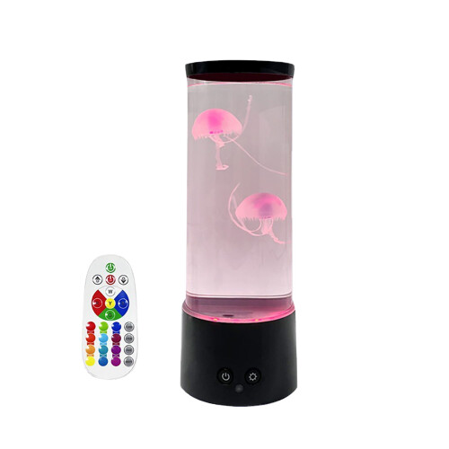 LED lava lamp color changing round light with remote USB