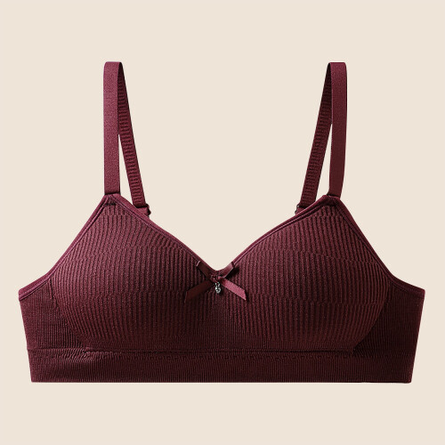 Girls' breathable bra for teens 14-18 years, fixed cup, 1