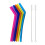 Huixinou reusable bendable straws with brushes 6 pcs 1
