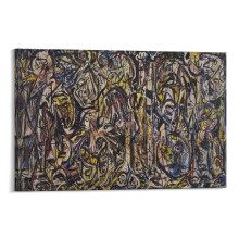 Affiche abstraite de Jackson Pollock, 30 x 45 cm