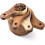 Wood Measuring Cup Set Natural Nesting 4-Piece 1