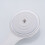 White Handheld Shower Head ABS Pressurized 1-Pack 3