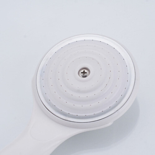 White Handheld Shower Head ABS Pressurized 1-Pack 2