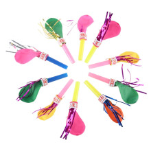 Fluier colorat cu balon și suflantă pentru copii, 1 bucată