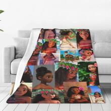 Couverture en peluche Moana pour chambre et salon 50x60