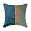 Housses de coussin décoratives bleues en velours côtelé 1